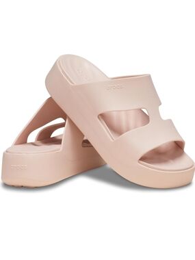 CROCS (NEW) Getaway H-Strap Wedge Crocs — Quartz/ Size 10